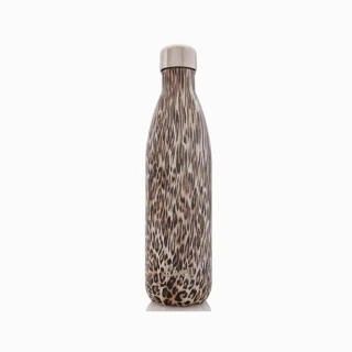 【Swell】Khaki Cheetah-25oz-美國時尚不鏽鋼保冷.保溫杯750ml(Textile COLLECTION)(保溫瓶)