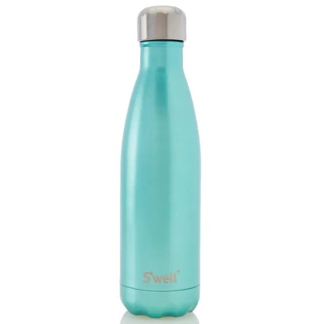 【S’well】Sweet mint-17oz-美國時尚不鏽鋼保冷.保溫杯500ml(GLITTER COLLECTION 保溫瓶)