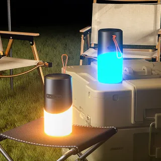【ANTIAN】戶外露營RGB氛圍燈無線藍牙喇叭 高音質低音炮便攜小音響