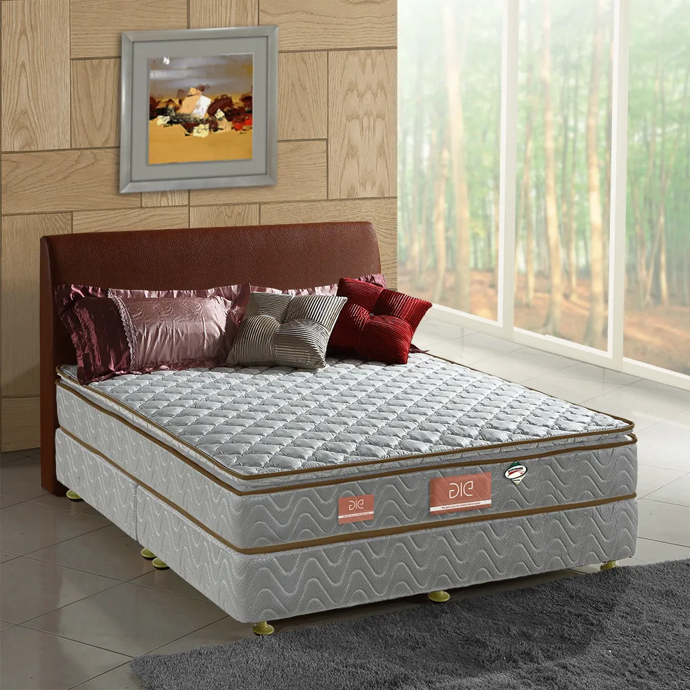 【aie享愛名床】竹碳+3M防潑水真三線彈簧床墊-單人3.5尺(經濟型)
