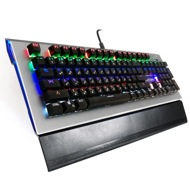 闇黑魔鍵 GK6 背光機械式電競鍵盤(青軸)