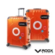 【V-ROOX STUDIO】母親節 ZERO 25吋 時尚潮版撞色 硬殼鋁框行李箱 ZERO-59184(5色可選 內裝平坦超好裝)