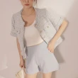 【IN’ SHOP】混織金釦短袖外套-共3色(KT28751)