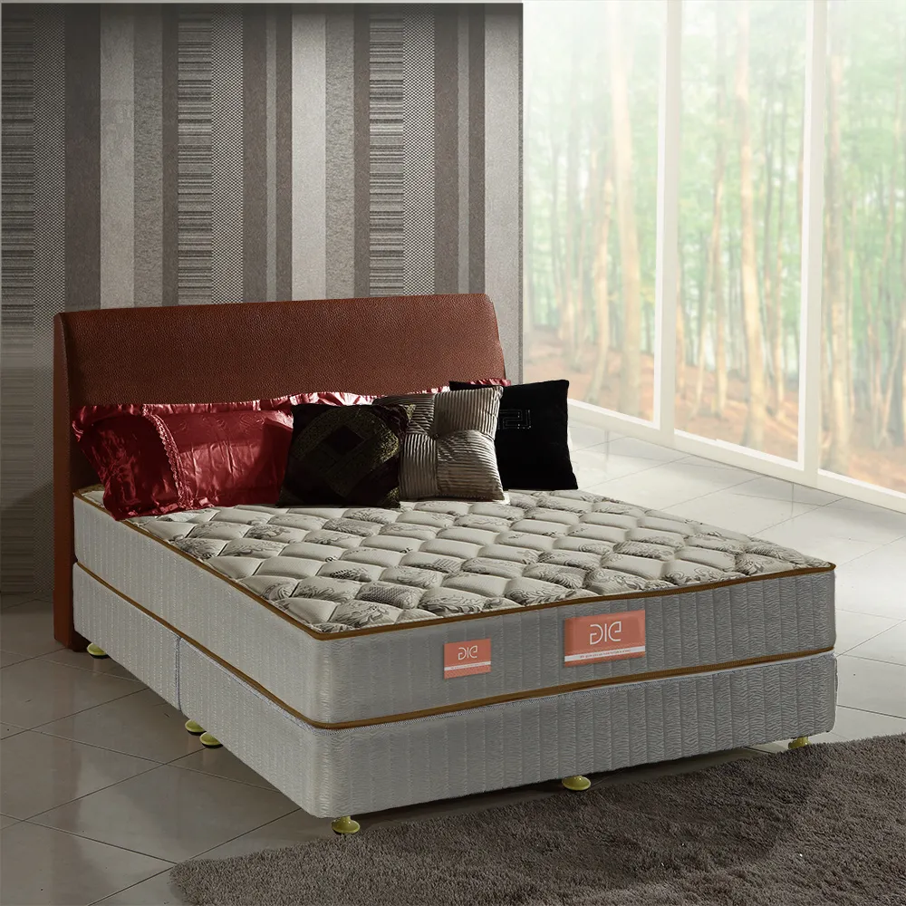 【aie享愛名床】竹碳+涼感紗+乳膠二線獨立筒床墊-單人3.5尺(實惠型)