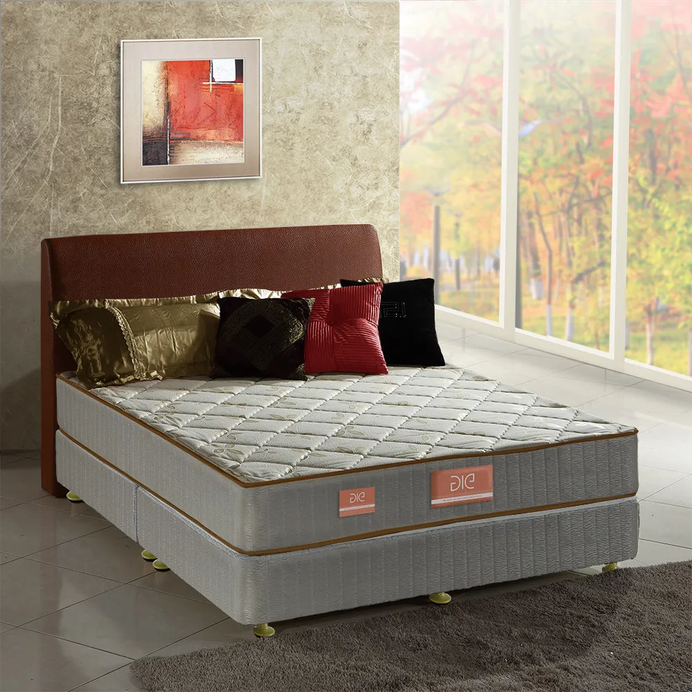 【aie享愛名床】竹碳+羊毛+記憶膠二線彈簧床墊-單人3.5尺(實惠型)