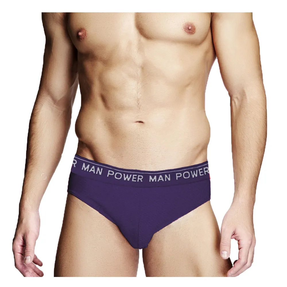 【POWER MAN】沁涼透氣莫代爾男士三角褲/M-XXL(超值6+2件組)