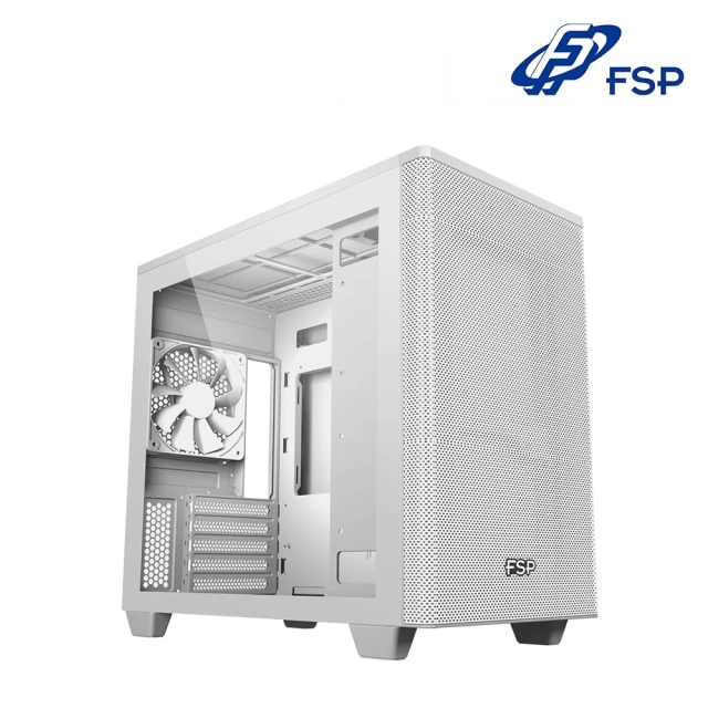 【FSP 全漢】CST360 M-ATX 電腦機殼(白)