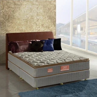 【aie享愛名床】竹碳+涼感紗+乳膠真三線獨立筒床墊-雙人5尺(實惠型)