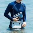 【bitplay】AquaSeal Sacoche 全境防水瞬扣包 - 暗夜黑(IPX7 海邊 游泳 野溪 手機袋 觸控 浮潛 情人節)