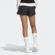 【adidas 愛迪達】W 3S WVN SHO 女 短褲 亞洲版 運動 訓練 休閒 寬鬆 愛迪達 黑(HT3397)