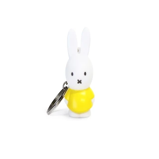 【Miffy 米菲兔商店】經典款公仔鑰匙圈 黃色 2入組(禮物 吊飾)