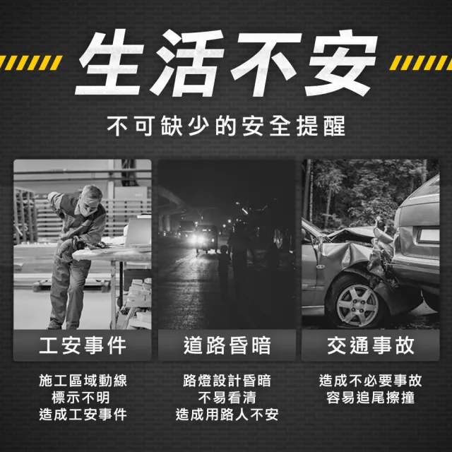 【大力】警示膠帶 40cm*46m 反光標線 黃黑警示膠帶 B-TBY4046(電線桿反光貼紙 斑馬膠帶 牆面警示貼)