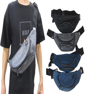 【SNOW.bagshop】腰包中容量主袋+外袋共三層工作運動隨身品專用(防水尼龍布MP3耳機孔青少男女全齡適用)