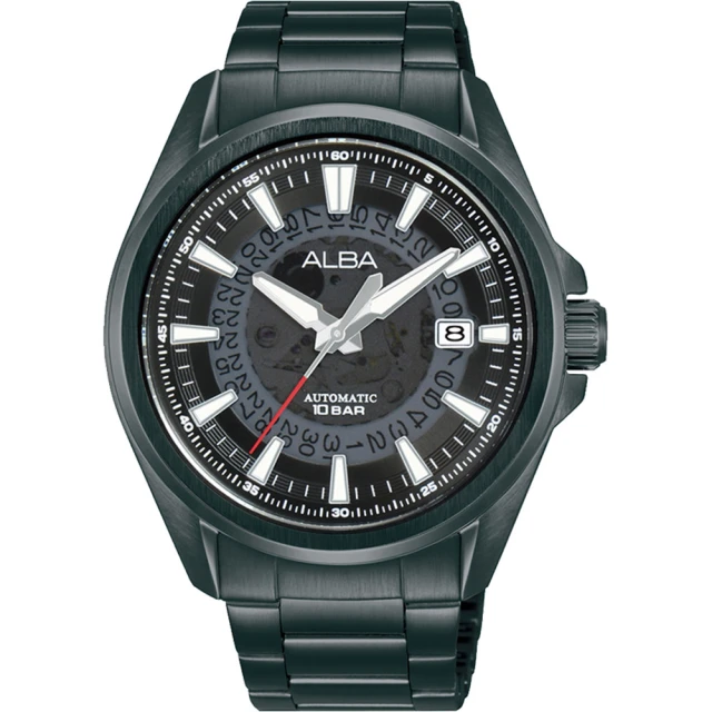 ALBA 雅柏 Mechanical 透明面板機械腕錶-43mm(Y675-X008SD/AU4025X1)