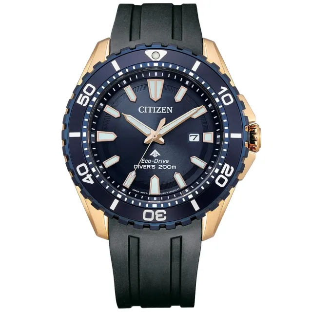 【CITIZEN 星辰】PROMASTER 光動能潛水腕錶 44.5mm(BN0196-01L)