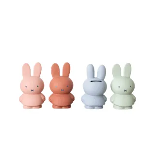 【Miffy 米菲兔商店】米菲兔莫蘭迪色系 公仔存錢筒-中號(莫蘭迪色任選 存錢筒 擺飾 公仔 禮物)