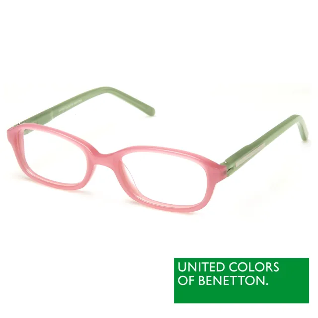 【BENETTON 班尼頓】專業兒童眼鏡 果凍亮彩方框系列(粉+綠/黃橘  BB018-81/83)