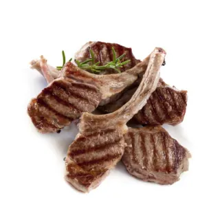 【約克街肉鋪】紐西蘭8骨小羔羊排2包(400g±10%/包/約8-10支)