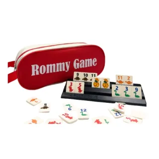 【漫格子】Rommy 數字遊戲 以色列麻將 袋裝大牌恐龍版2-4人(拉密 益智桌遊 麻將)