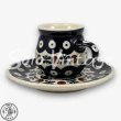 【SOLO 波蘭陶】Manufaktura 波蘭陶 80ML 濃縮咖啡杯盤組 孔雀眼系列