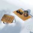 【Chill Outdoor】儲水式 方形小茶盤(泡茶盤 竹茶盤 茶盤托盤 木茶盤)