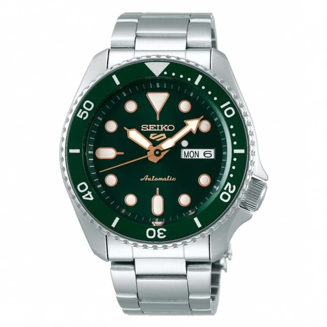 【SEIKO 精工】官方授權 5 Sports系列 男 機械不鏽鋼腕錶-錶徑42.5mm-SK008(SRPD63K1)