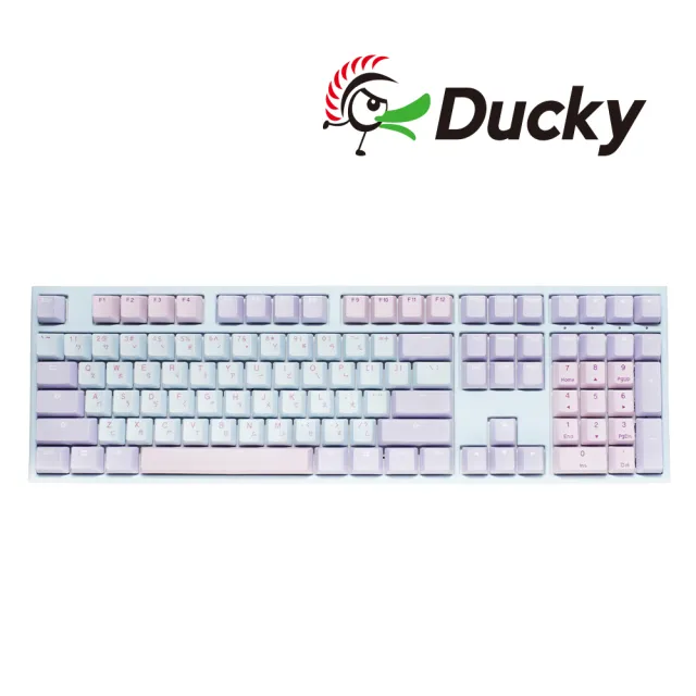 Ducky】One 2 DKON1808 無光版機械式鍵盤中文馬卡龍(茶軸/青軸/紅軸