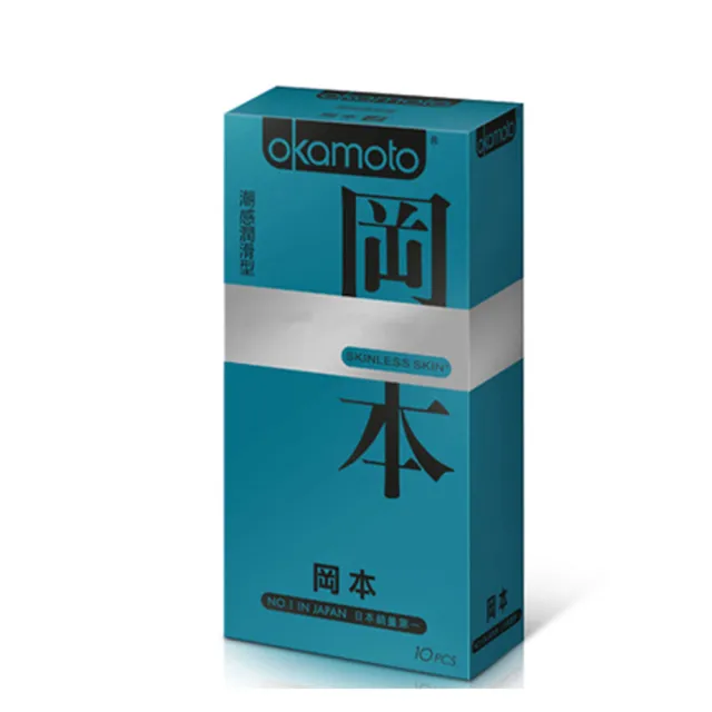 【okamoto 岡本】SK潮感型保險套10入/盒(加有潤滑劑/粉紅色/SK蝶薄系列)