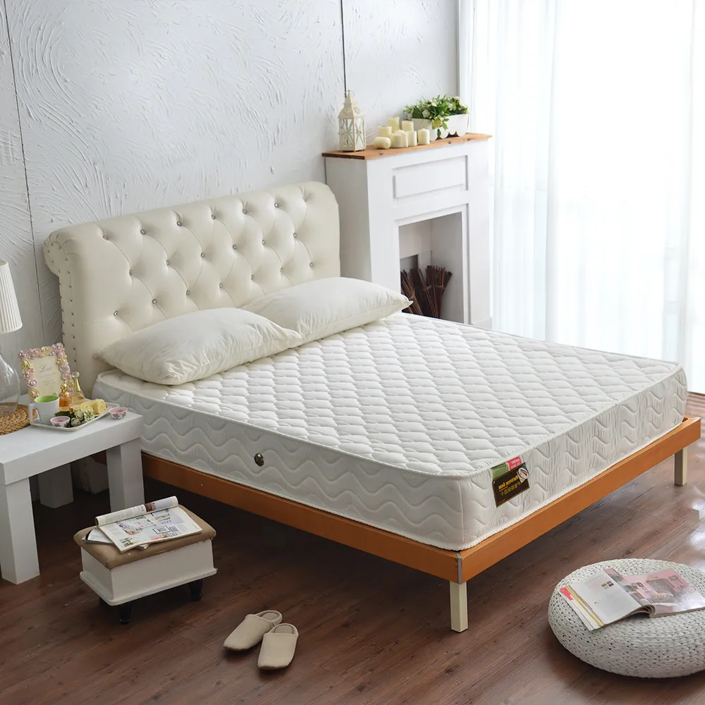 【睡芝寶】乳膠棉抗菌-防潑水側邊強化獨立筒床墊(單人3.5尺)