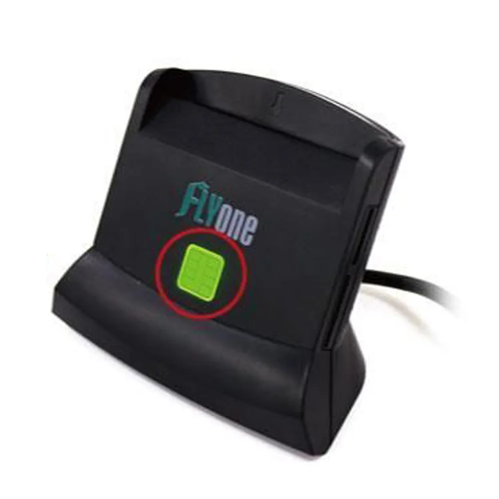 【FLYone】A200 ATM晶片 & SD/TF記憶卡 讀卡機 USB-A 直立式 多功能讀卡機(晶片讀卡機)