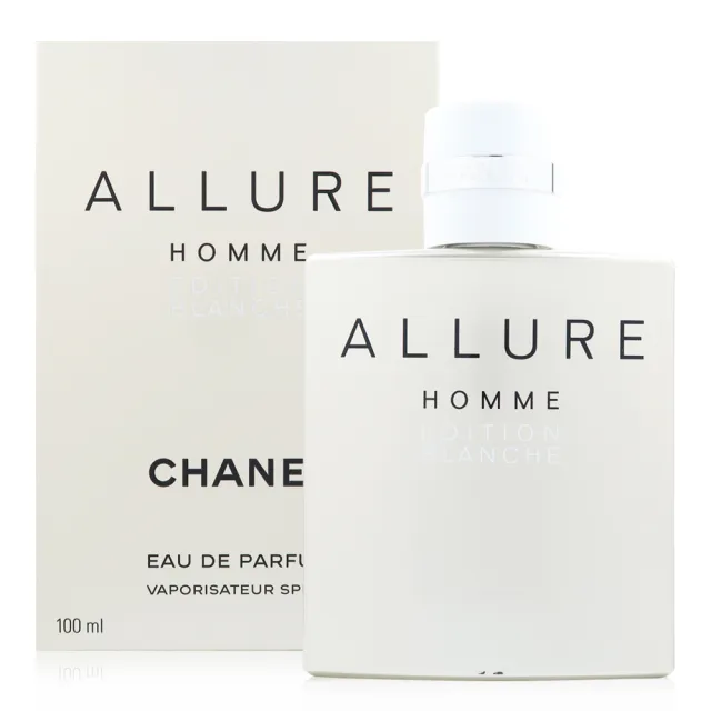 【CHANEL香奈兒】ALLURE 白色時尚男性淡香精 EDP 100ml(平行輸入)