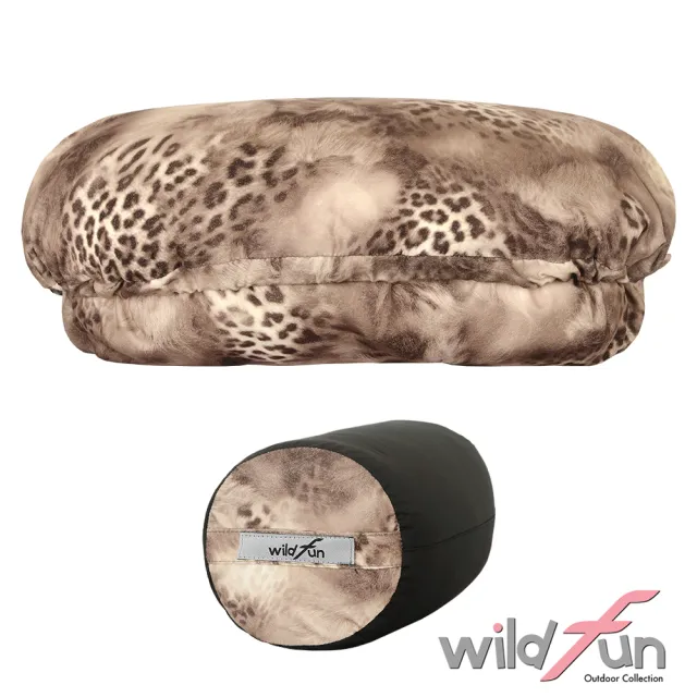 【WildFun 野放】可調式舒適頭枕(PA008 咖啡豹紋)