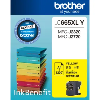 【Brother】LC665XL-Y 原廠黃色墨水匣