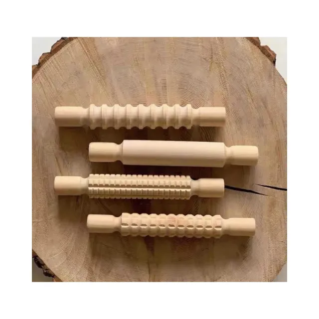 【子玄】印花黏土工具組 印花桿麵棍  黏土工具 陶土工具 餅乾桿麵棍(路素材 黏土桿麵棍 黏土工具 感官遊戲)