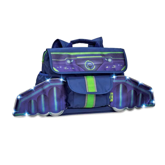 【美國Bixbee】飛飛童趣LED系列太空競遊小童背包