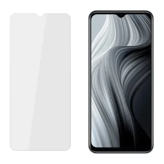 【YADI】realme 10T 5G 6.6吋 高清透鋼化玻璃保護貼(9H硬度/電鍍防指紋/CNC成型/AGC原廠玻璃-透明)
