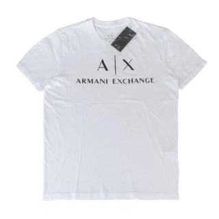 【A│X Armani Exchange】經典字母LOGO造型短袖T恤(白色)