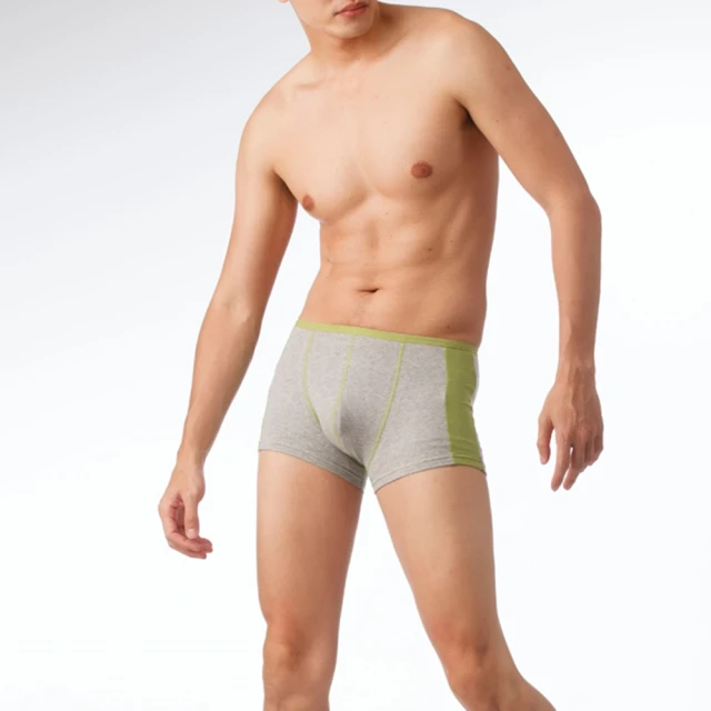 【三槍牌】時尚精典運動型男彈性平口褲1件組(隨機取色M-XL)