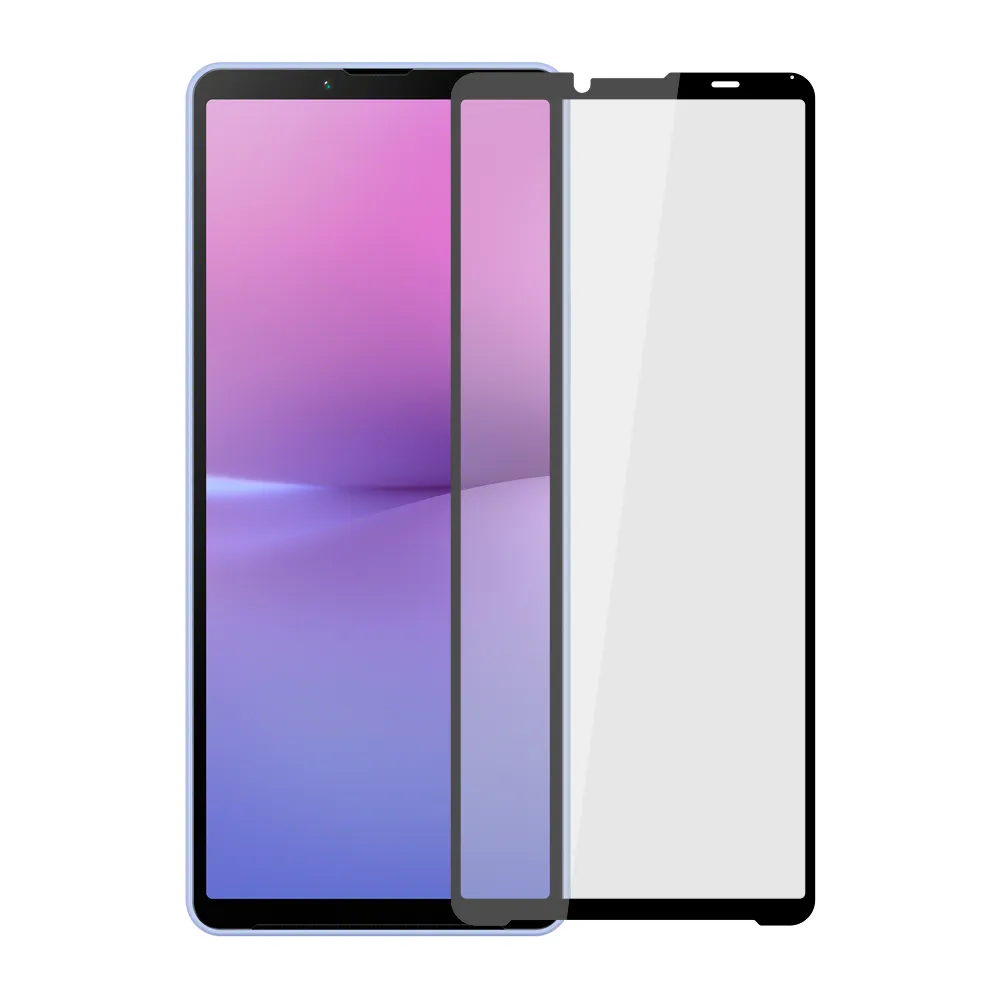 【Ayss】SONY Xperia 10 V/6.1吋 超好貼滿版鋼化玻璃保護貼(滿膠平面滿版/9H/疏水疏油-黑)