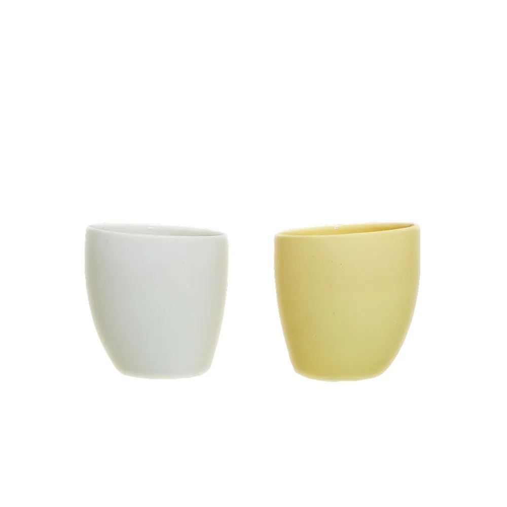 【3 co】海洋海鳥小杯-白+黃(雙色組)