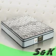 【S&K】乳膠涼感防蹣抗菌蜂巢獨立筒床墊(雙人加大6尺)