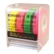 【優而適Eurocel】優而適小管芯活貼螢光膠帶M001/4色/9mm×20M/盒(膠帶)