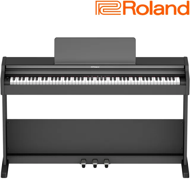 【ROLAND 樂蘭】Digital Piano滑蓋式數位鋼琴 / 黑色款 / 公司貨保固(RP107)