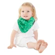 【Mum 2 Mum】雙面時尚造型口水巾圍兜-閃亮星/萊姆綠