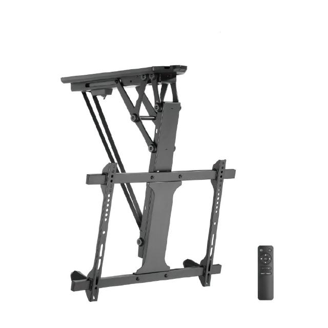 【Happytech】EM546 電動天吊型電視升降機 承重35kg 壁掛架升降架 TV 32-70吋(電動天吊型電視升降架)