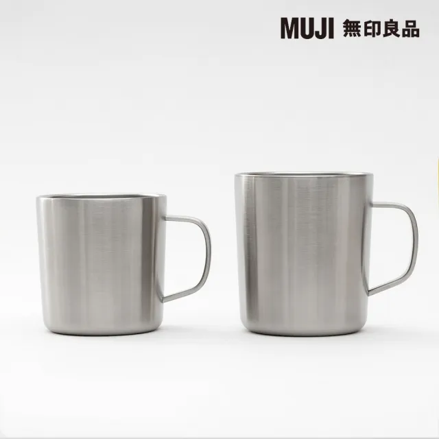 【MUJI 無印良品】不鏽鋼馬克杯/490ML