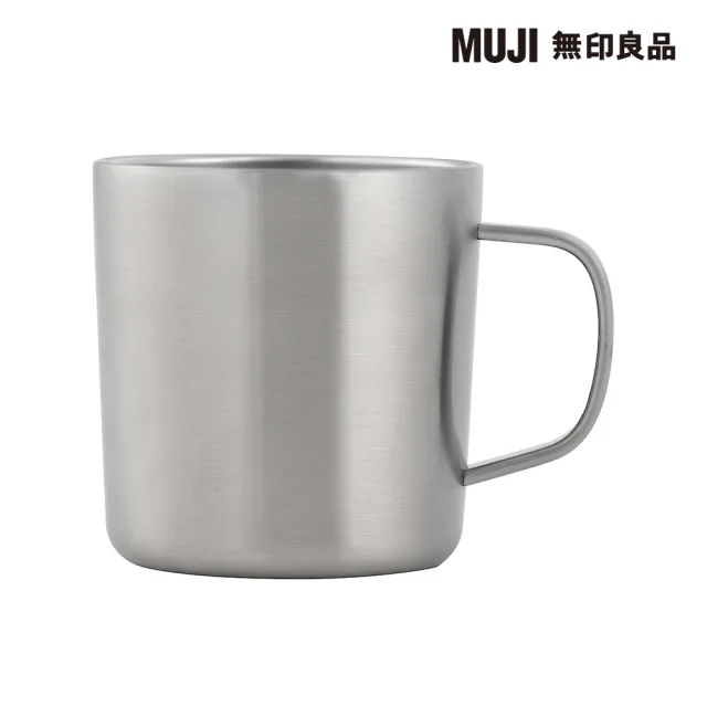 【MUJI 無印良品】不鏽鋼馬克杯/490ML
