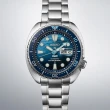 【SEIKO 精工】Prospex PADI陶瓷圈海龜王潛水機械錶-藍x銀/45mm 雙11限定(SRPK01K1/4R36-06Z0F)