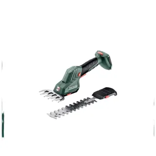 【metabo 美達寶】18V鋰電手持草坪修剪機4.0Ah單電套裝組隨附工具袋(SGS 18 LTX Q)