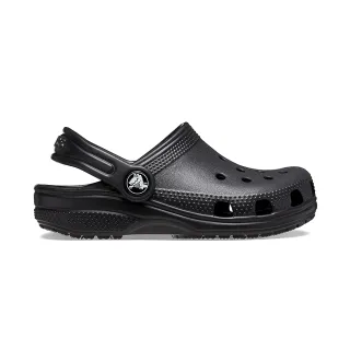 【Crocs】Classic Clog K Blk 童鞋 大童 黑色 洞洞鞋 布希鞋 卡駱馳 涼拖鞋 206991-001